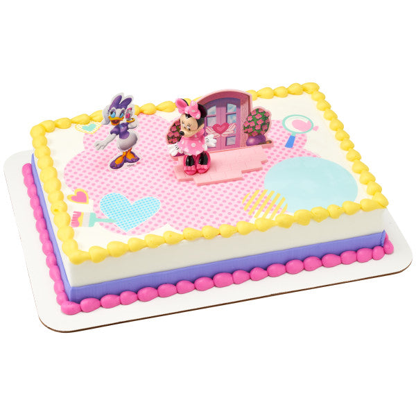 Minnie Mouse Happy Helpers DecoSet® y fondo de imagen comestible