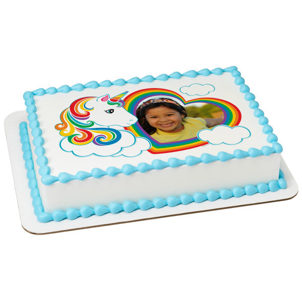 Magical Unicorn Edible Caker Topper Frame