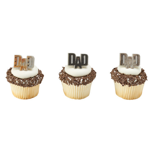 Metals Dad Cupcake Rings