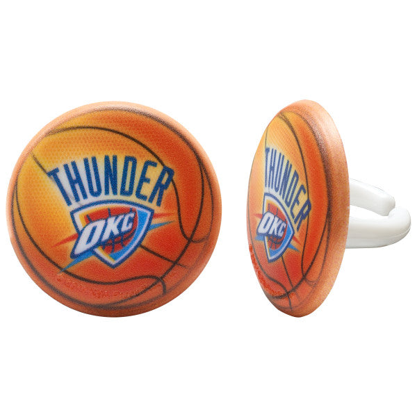 NBA Oklahoma City Thunder Cupcake Rings