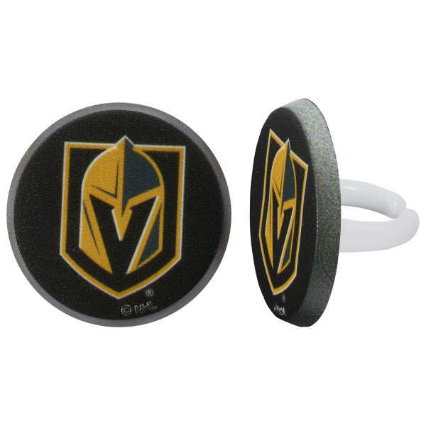 NHL® Puck Team Logo Cupcake Rings