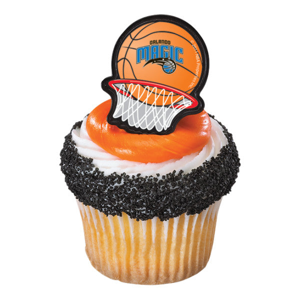 NBA Team Net Cupcake Rings - Orlando Magic (12 pieces)