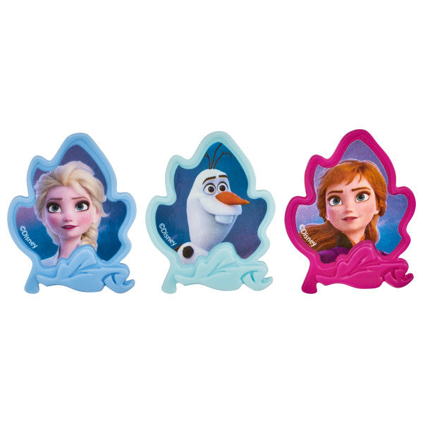 Disney Frozen II Elsa, Anna and Olaf Cupcake Rings