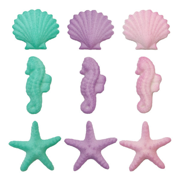 Seahorses, Starfish And Shells Dec-Ons® Decorations