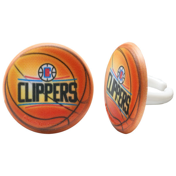 NBA Los Angeles Clippers Team Basketball Cupcake Rings A Birthday Place