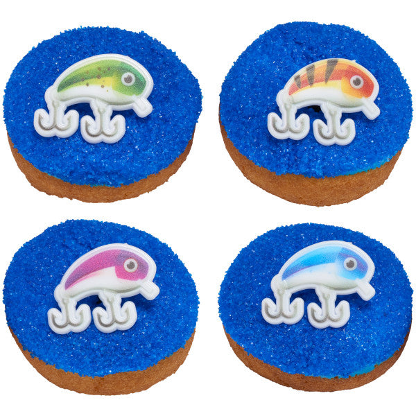 Fishing Lure Assortment Cupcake Rings