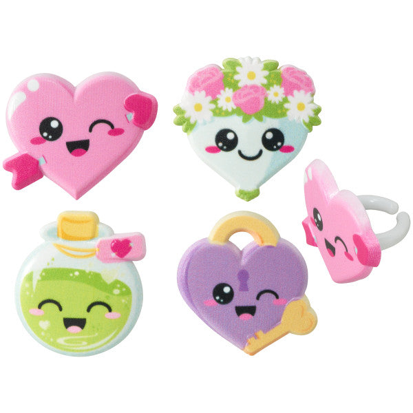 Valentine Cuties Cupcake Rings