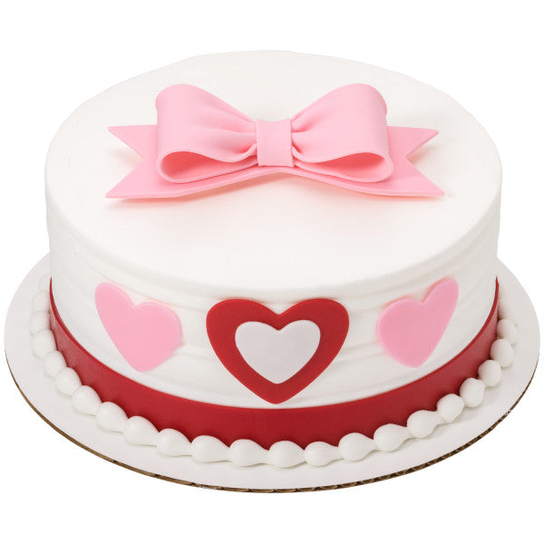 Red, Pink, White Hearts Fondant DecoShapes®