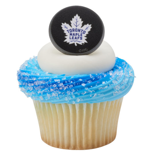 NHL® Puck Team Logo Cupcake Rings