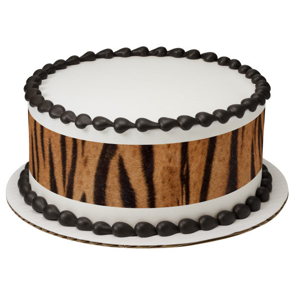 Siberian Tiger Edible Cake Topper Image Strips