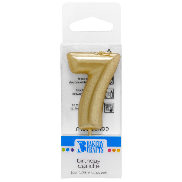 7 Mini Glitter Numeral Candle – A Birthday Place