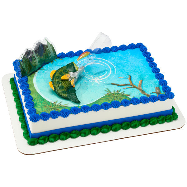 Fishing Edible Cake Topper Image DecoSet® Background