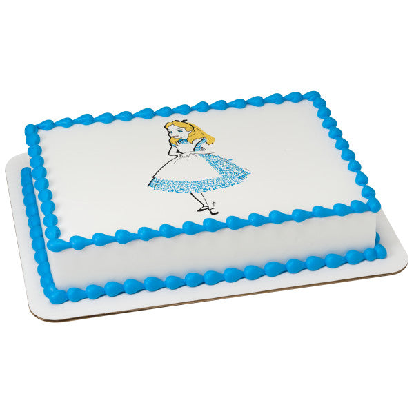Alice In Wonderland the White Rabbit Edible Cake Topper Image ABPID117 – A  Birthday Place