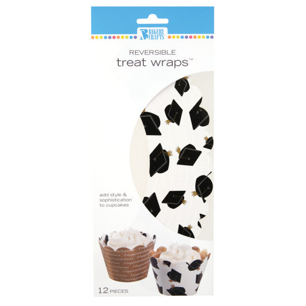 White Graduation Treat Wraps®