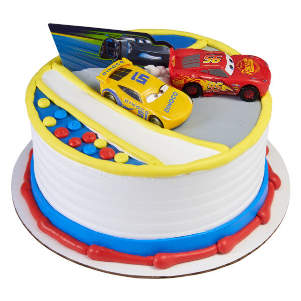 A Birthday Place - Cake Toppers - Cars 3 Ahead of the Curve DecoSet®