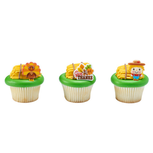 Harvest Friends Cupcake Rings