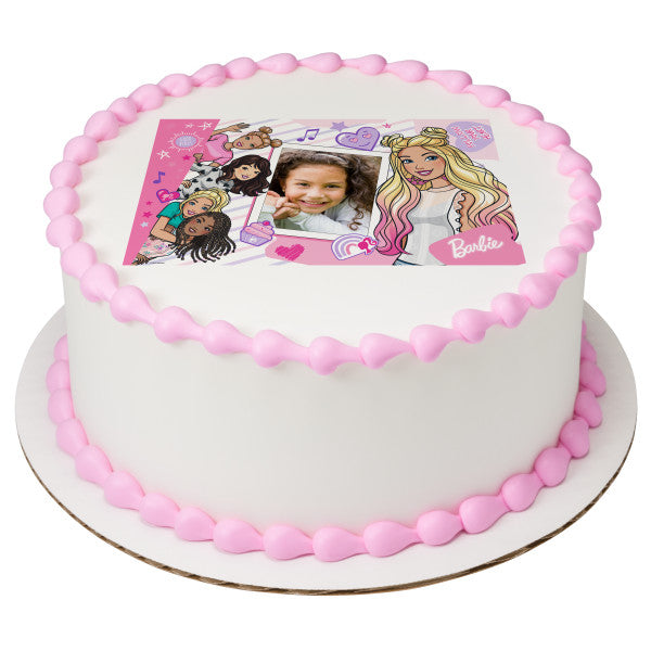 Barbie™ Be You Edible Cake Topper Image Frame – A Birthday Place