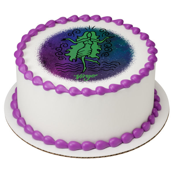 Virgo Edible Cake Topper Image