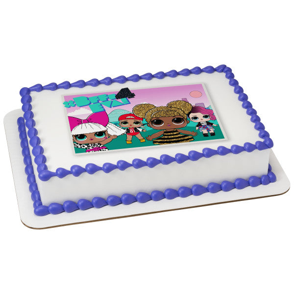 L.O.L. SURPRISE!™ You Glow Girl Edible Cake Topper Image