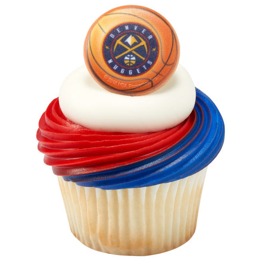 NBA Denver Nuggets Slam Dunk Cupcake Rings