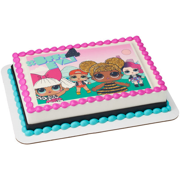 L.O.L. SURPRISE!™ You Glow Girl Edible Cake Topper Image