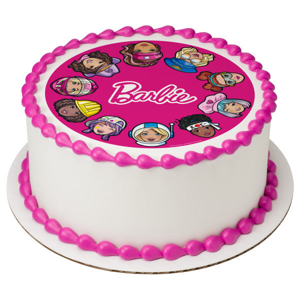 Barbie Edible Cake Topper Party Decoration Edible Cake Topper Image