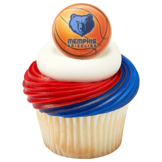 NBA Memphis Grizzlies Cupcake Rings