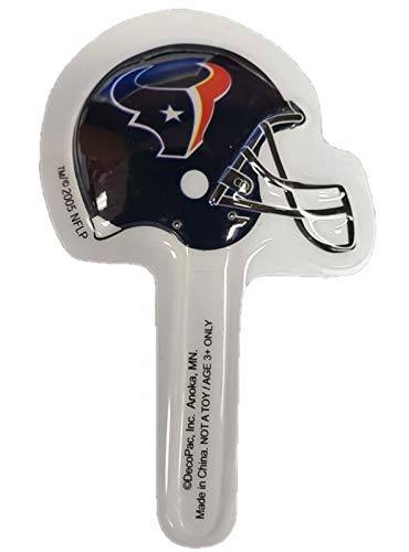 Selecciones para pasteles DecoPics de los Houston Texans de la NFL (12 unidades)