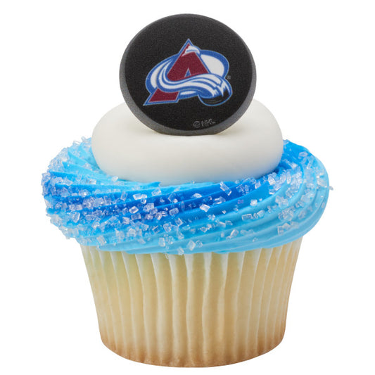 NHL® Puck Team Logo Cupcake Rings