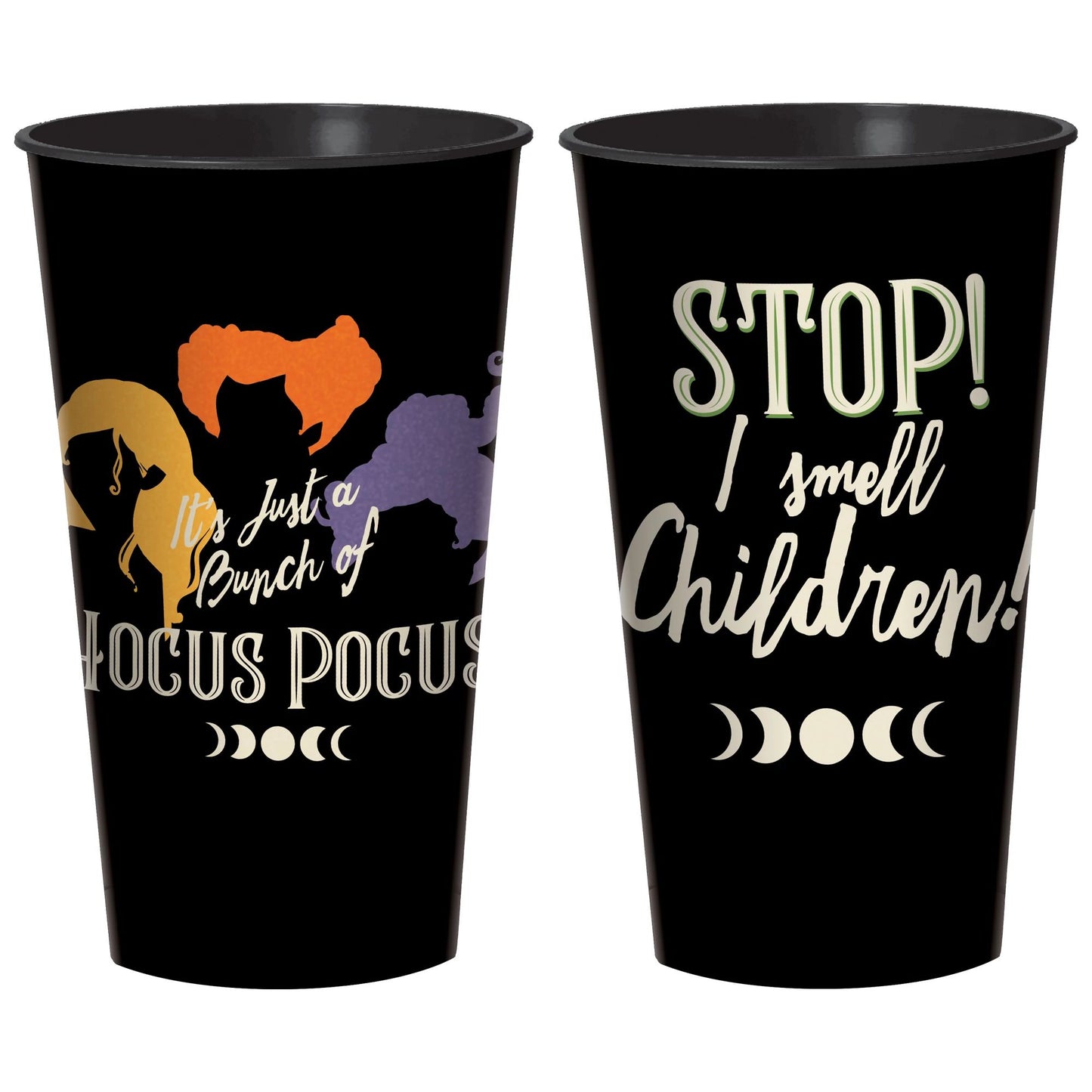 Vaso de plástico Hocus Pocus, 32 oz, 1 unidad