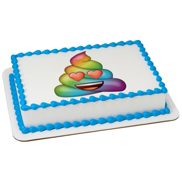 Poop Emoji Cupcake Toppers / Glitter Poop Emoji Topper / Emoji - Etsy