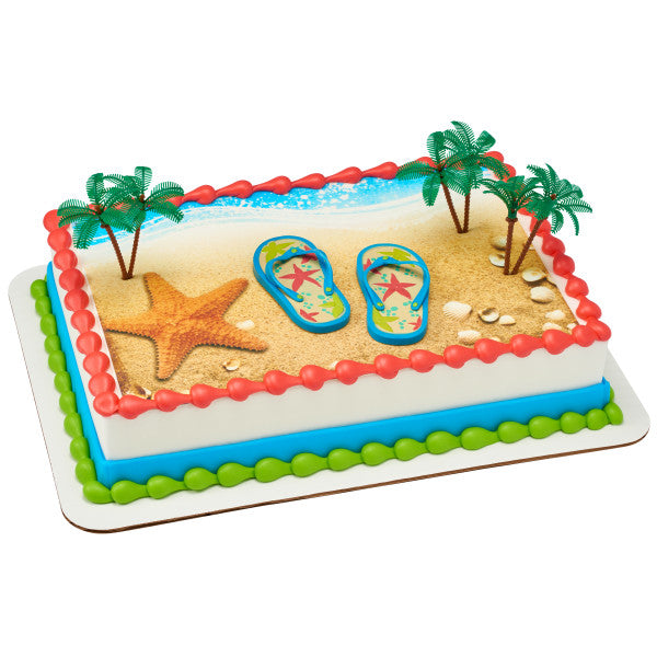 Beach Edible Cake Topper Image DecoSet® Background