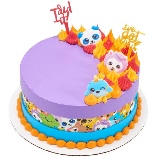 Kawaii Characters Edible Cake Topper Image Strips