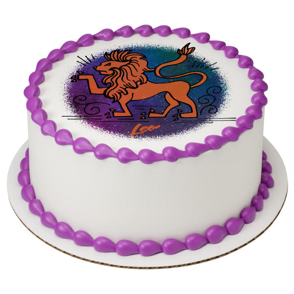 Leo Edible Cake Topper Image