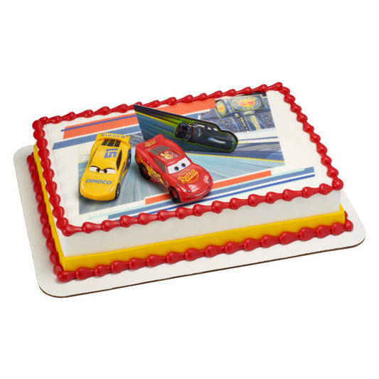 A Birthday Place - Cake Toppers - Cars 3 Ahead of the Curve DecoSet®