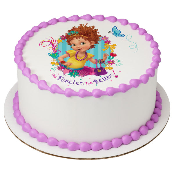 Fancy Nancy Something Fancy Edible Cake Topper Image