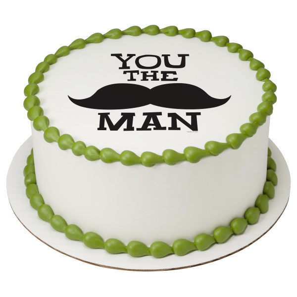 You the Man Edible Cake Topper Image