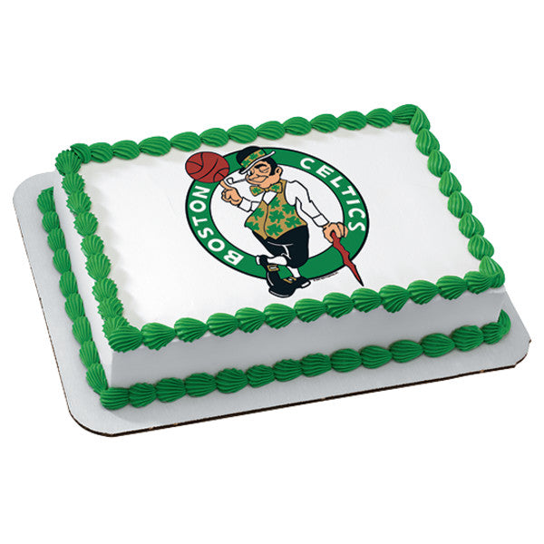 NBA Boston Celtics Edible Cake Topper Image