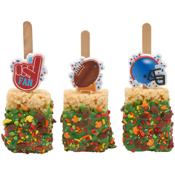 Football Assortment Cupcake Rings