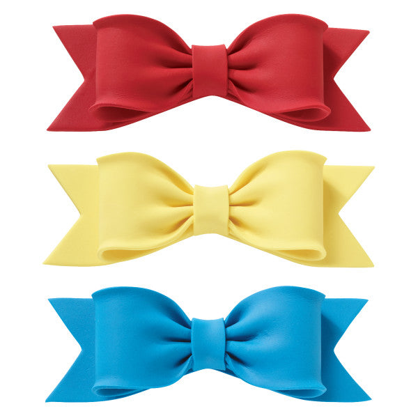 Primary Assortment Gum Paste Bows – A Birthday Place