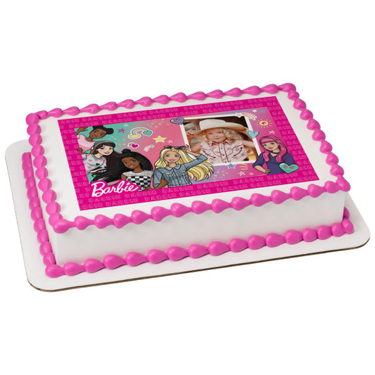 Barbie™ Best Friends Edible Cake Topper Image Frame