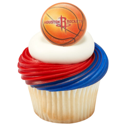 NBA Houston Rockets Cupcake Rings