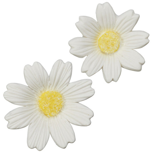 White Daisies Assortment Gum Paste Layon