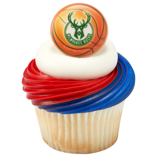 NBA Milwaukee Bucks Cupcake Rings