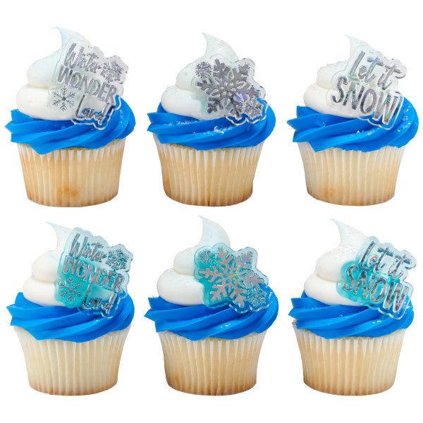 Winter Wonderland Assortment Cupcake Rings