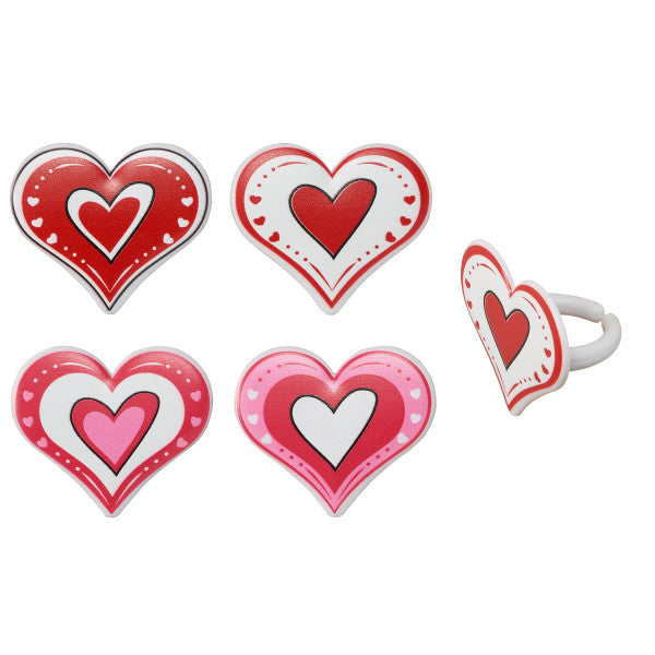 Love is in the Air Cupcake Rings