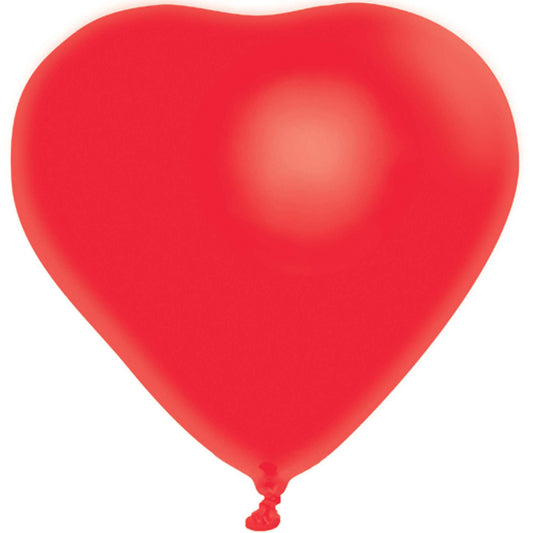 Heart-Shaped 12" Latex Balloon