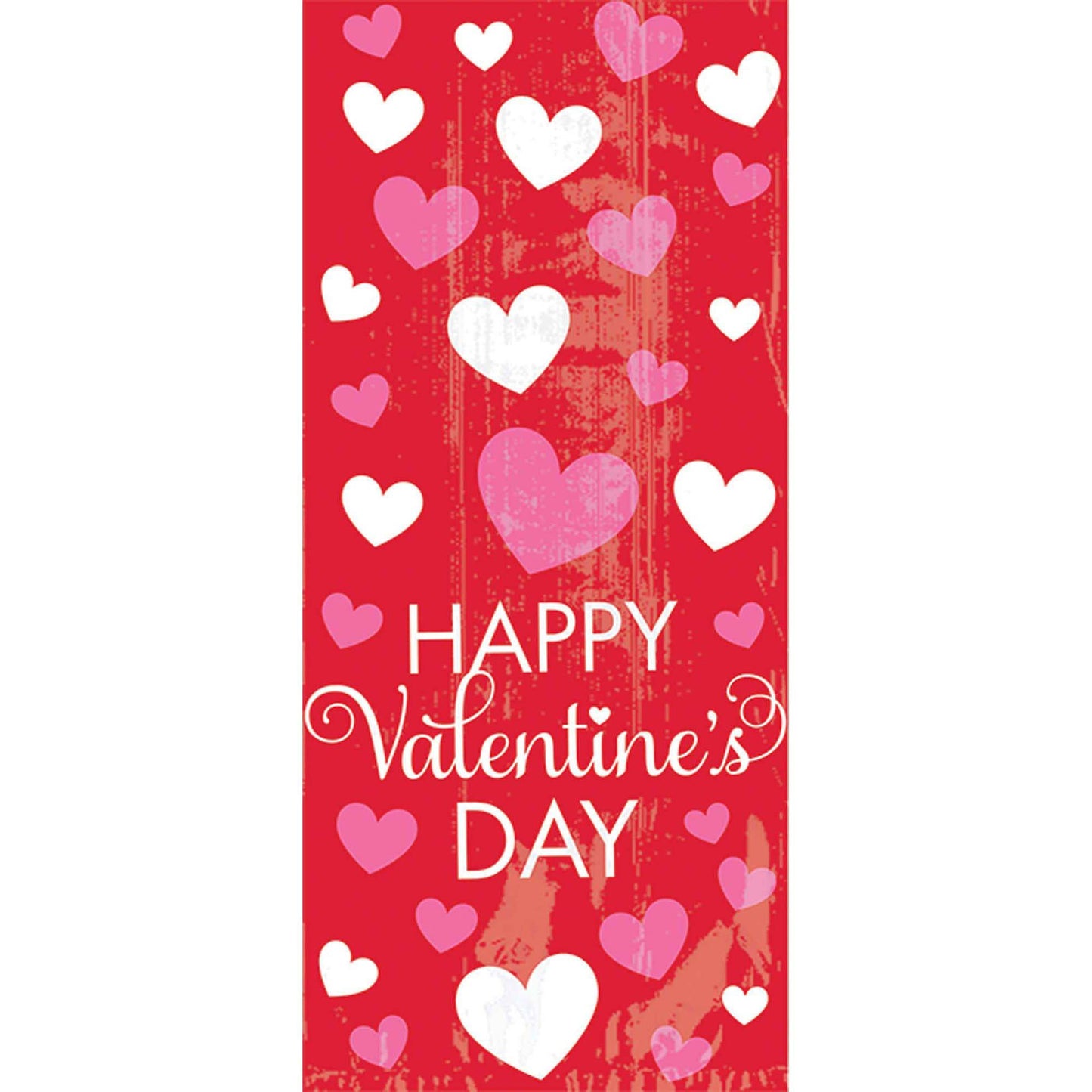 Happy Valentine's Day Cellophane Treat Bags