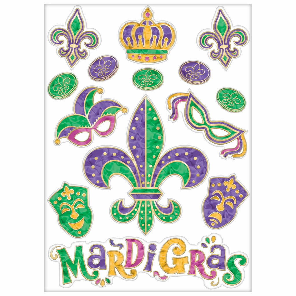 Mardi Gras Beads Green 1ct