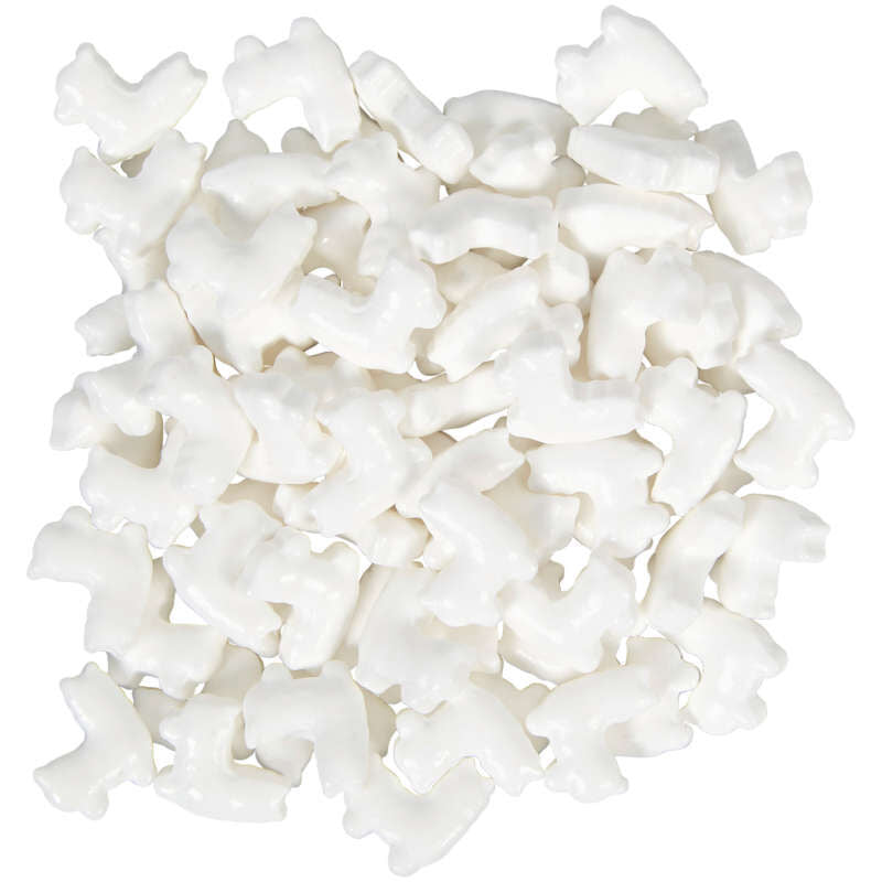 Chispas de caramelo de llama blanca, 1 oz 